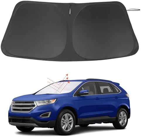 Windshield Sun Shade for 2015-2024 Ford Edge Accessories by LHFLIVE