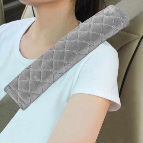 Amooca 2 Pack Seat Belt Covers Soft Shoulder Pad by Amooca