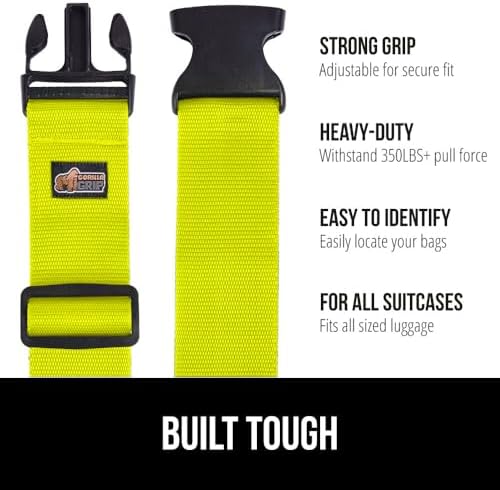 GORILLA GRIP Heavy Duty Luggage Straps - Image 2
