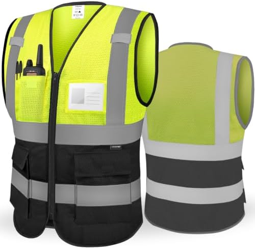 TICONN High Visibility Reflective Safety Vest by TICONN