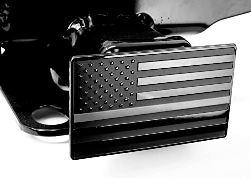 2" American Flag Metal Trailer Hitch Cover - Image 6