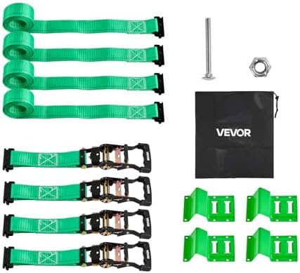 VEVOR Wheel Chock Tie-Down Kit, Chock-Style Trailer Strap, Car Kit by VEVOR