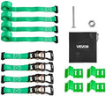 VEVOR Wheel Chock Tie-Down Kit, Chock-Style Trailer Strap, Car Kit by VEVOR