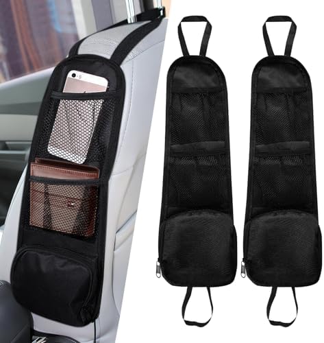 2PCS Car Seat Side Organizer, Seat Side Storage Pocket, Car Multi-Pockets by Unknown