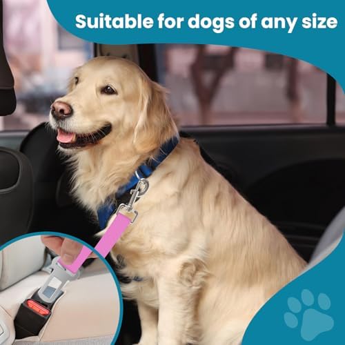 Adjustable pet cat and Dog car seat Belt，SUV, and The Lanyard is Flexible and - Image 4