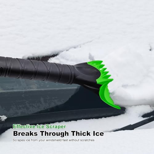 SEAAES 46.7 Inch Long Car Scraper Snow Brush - Image 6