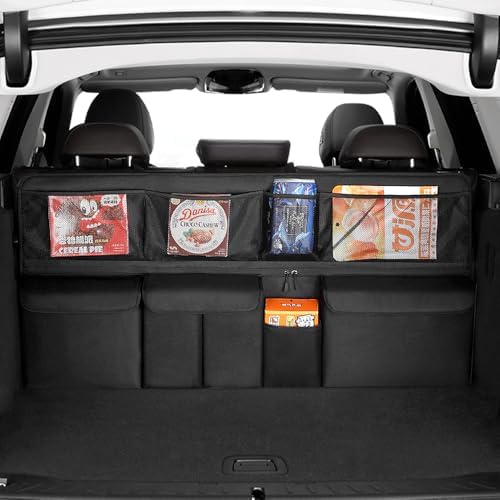 Viaviat Hanging Car Trunk Organizer, Collapsible Backseat Storage Bag by Viaviat