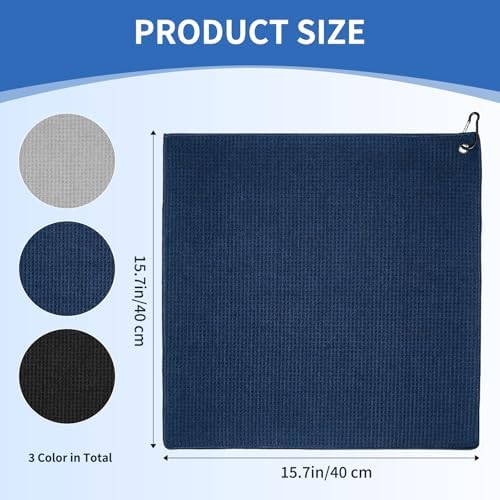 Fishing Towel with Clip, Golf Towel - Image 3