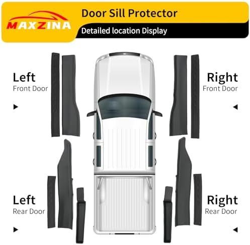 Door Sill Protector for 2022-2025 2026 Ford Maverick Accessories - Image 6