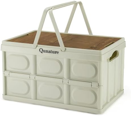 Collapsible Camping Storage Bin 55L by QUNATURE