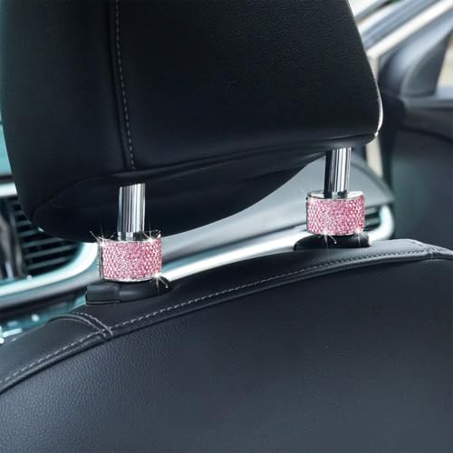 4PCS Bling Car Headrest Collars, Crystal Rhinestone Automotive Head Rest Collars - Image 5