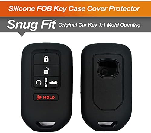 Silicone Key Fob Cover Fit for Honda Civic Accord Pilot CR-V Insight Passport - Image 3