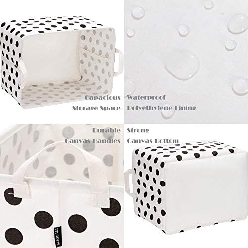 Sea Team Large Rectangle Open-Top Canvas Storage Basket - Image 5