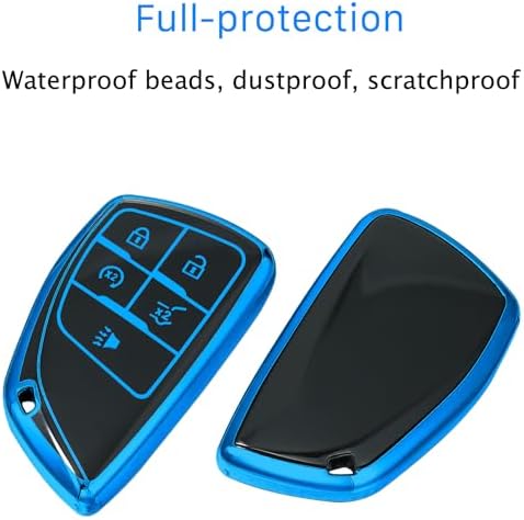 for Chevrolet Key Fob Cover, TPU Protective Key Case - Image 2
