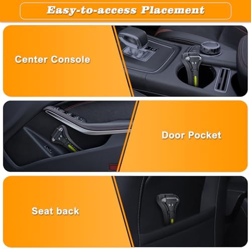 THINKWORK 2PC 2-in-1 Car Window Breaker - Image 6