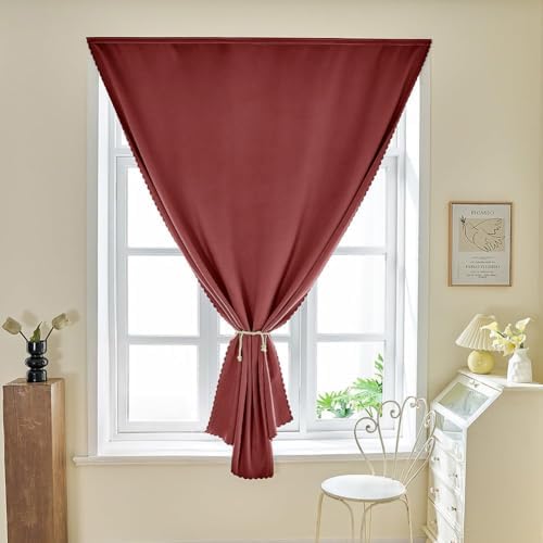 JILRON Adhesive Curtain 100% Blackout No-Drill Easy Install - Image 6