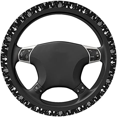 Fun Western Cactus Steering Wheel Covers Non Slip Neoprene Wheel Protector - Image 3