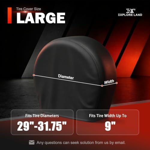 Explore Land Tire Covers 2 Pack Fit Tire Diameters 29-31.75 inch - Image 6