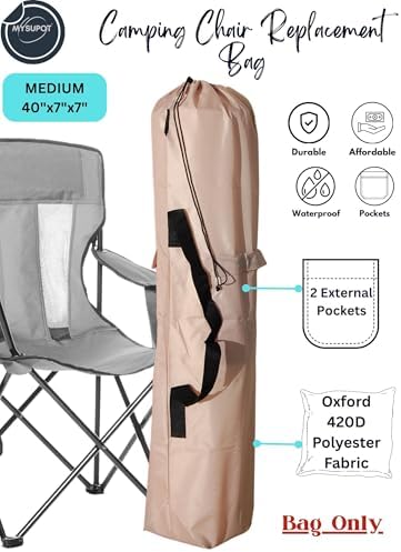 40"x7"x7" Replacement Bag for Folding Camping Chair, Camp Chairs, Yoga Mat - Image 2