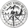 Not All Those Who Wander are Lost Spare Tire Cover Wheel Protectors Waterproof by Unknown