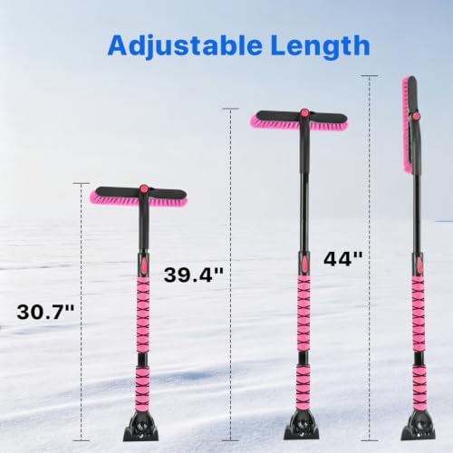 44 in Extendable Snow Brush and Ice Scraper - Image 6