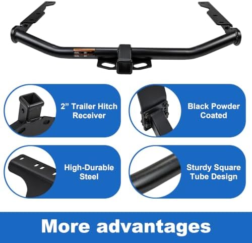 Class 3 Trailer Hitch 2" Receiver Fits 2014-2019 Toyota Highlander 13200 - Image 6
