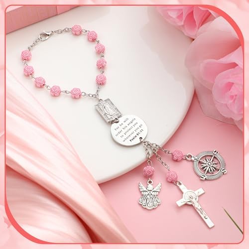 Quelay Religious Gift Car Rosary - Image 3