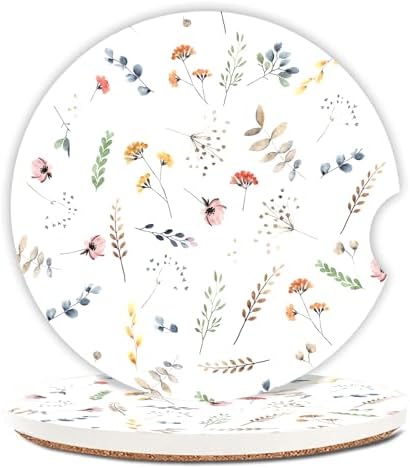 Cute Small Flower Ceramic Cup Holders by Unknown