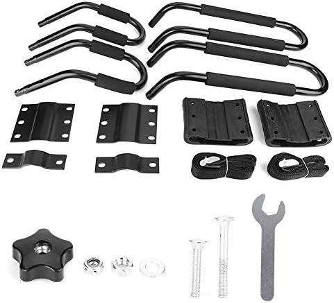 Kayak Carrier Rack Set Heavy Duty J Shape Canoe Boat Surf Ski Roof Top Mount by Unknown