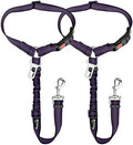 SlowTon Dog Seat Belt for Car, 2 Pack Dog Car Harness Seatbelt by SlowTon