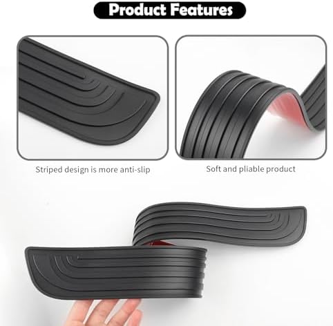 4PCS Car Door Edge Guards with 2.36" Width, Rubber Car Door Sill Protector - Image 5