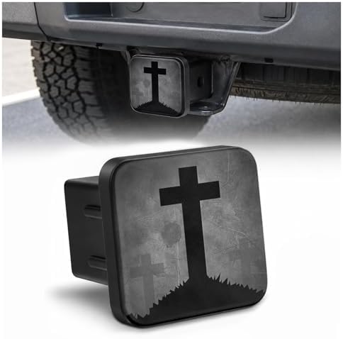 2" Hitch Cover Christian Cross Rubber Tow Hitch Covers Hitch Protector Covers by Unknown