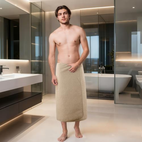 POLYTE 380 GSM Poly Blend Microfiber Quick Dry Waffle Bath Towel, 30x60 in - Image 7
