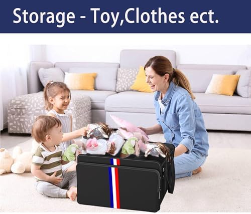 Homeve Trunk Organizer for Car, Waterproof Collapsible 3 Compartments Car - Image 7