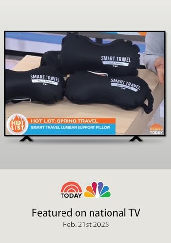 SMART Travel Inflatable Lumbar Support Travel Pillow - Image 2