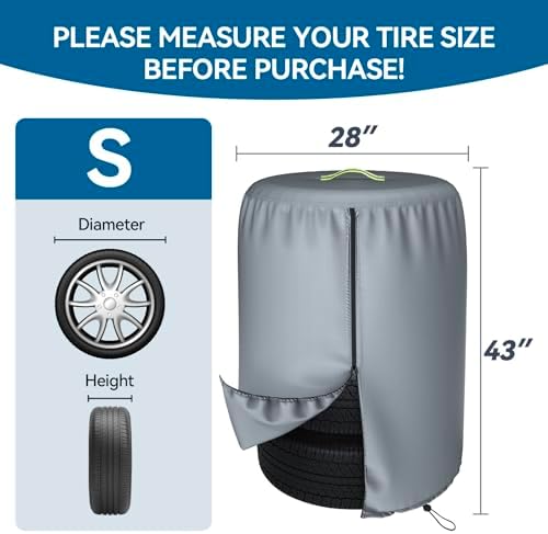 600D Tire Storage Bag, Tyre Dust Protective Cover - Image 5