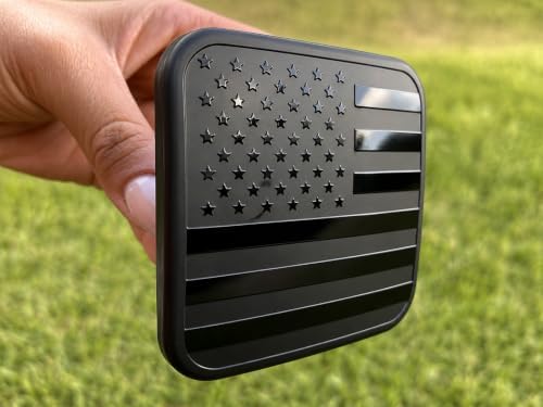 MULL USA Flag Metal Hitch Cover Plug - Image 5