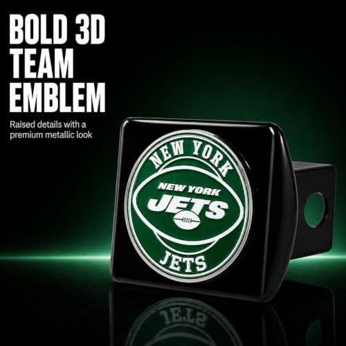 New York Jets Trailer Hitch Cover - Image 2