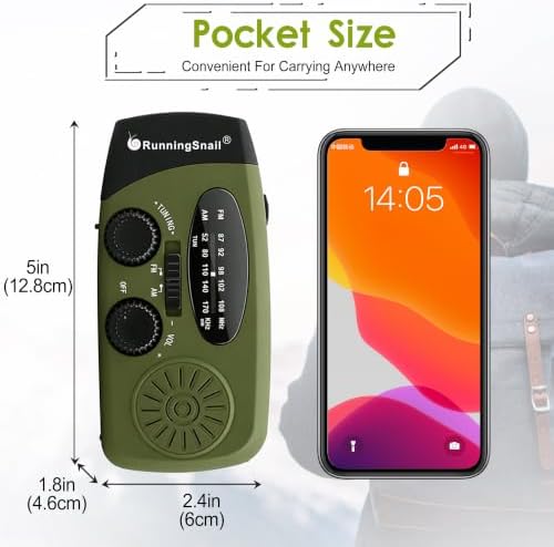 RunningSnail Hand Crank Emergency Radio - Image 5