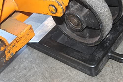 Pallet Jack Wheel Chock Heavy Duty Rubber Stopper - Image 4