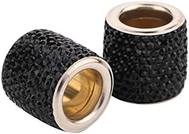 2PCS Car Headrest Collars Decor Rings Bling Bling Interior Decoration Head Rest by idain