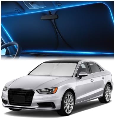 Magnelex Windshield Sun Shade for Audi A3 2014-2020, Foldable Car Window by Magnelex