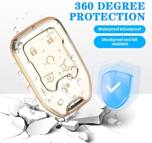 for Chevy GMC Key Fob Cover 6 Buttons Key Case 2016-2025 - Image 5
