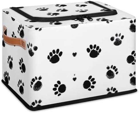 Dogs Footprints Storage Bins by YLYNIU