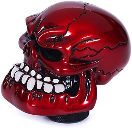 Skull Shift Knob Cars Truck Gear Shifter Stick Handle SUV Red by Bashineng