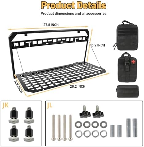 Z8 Tailgate Table Rear Cargo Rack Compatible - Image 2