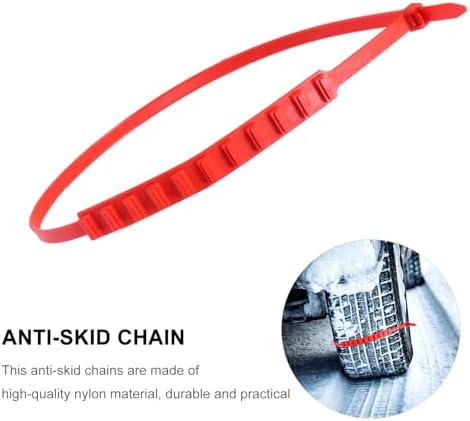 15pcs Orange Nylon Tire Belt for Truck Wheel Anti Skid Use - Image 3