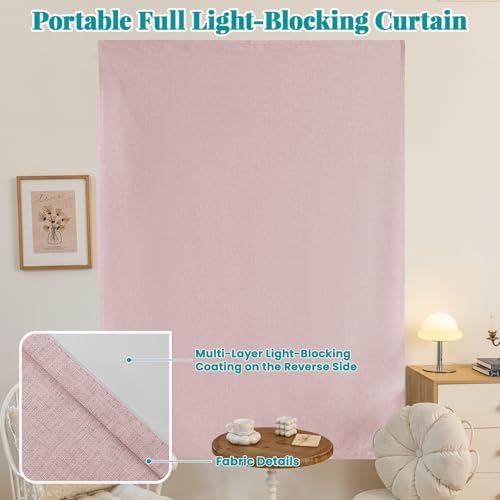 100% Blackout Adhesive Blackout Curtains- Self Stick Shades Window Blinds - Image 6