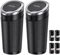 Car Trash Can with Lid, 2 Pack Mini Cup Holder Trash Can with 60 Bags, 900ML by Unknown