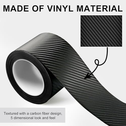 Storystore Car Door Edge Guard, 4 in x 33 Ft Black Door Edge Protector - Image 4